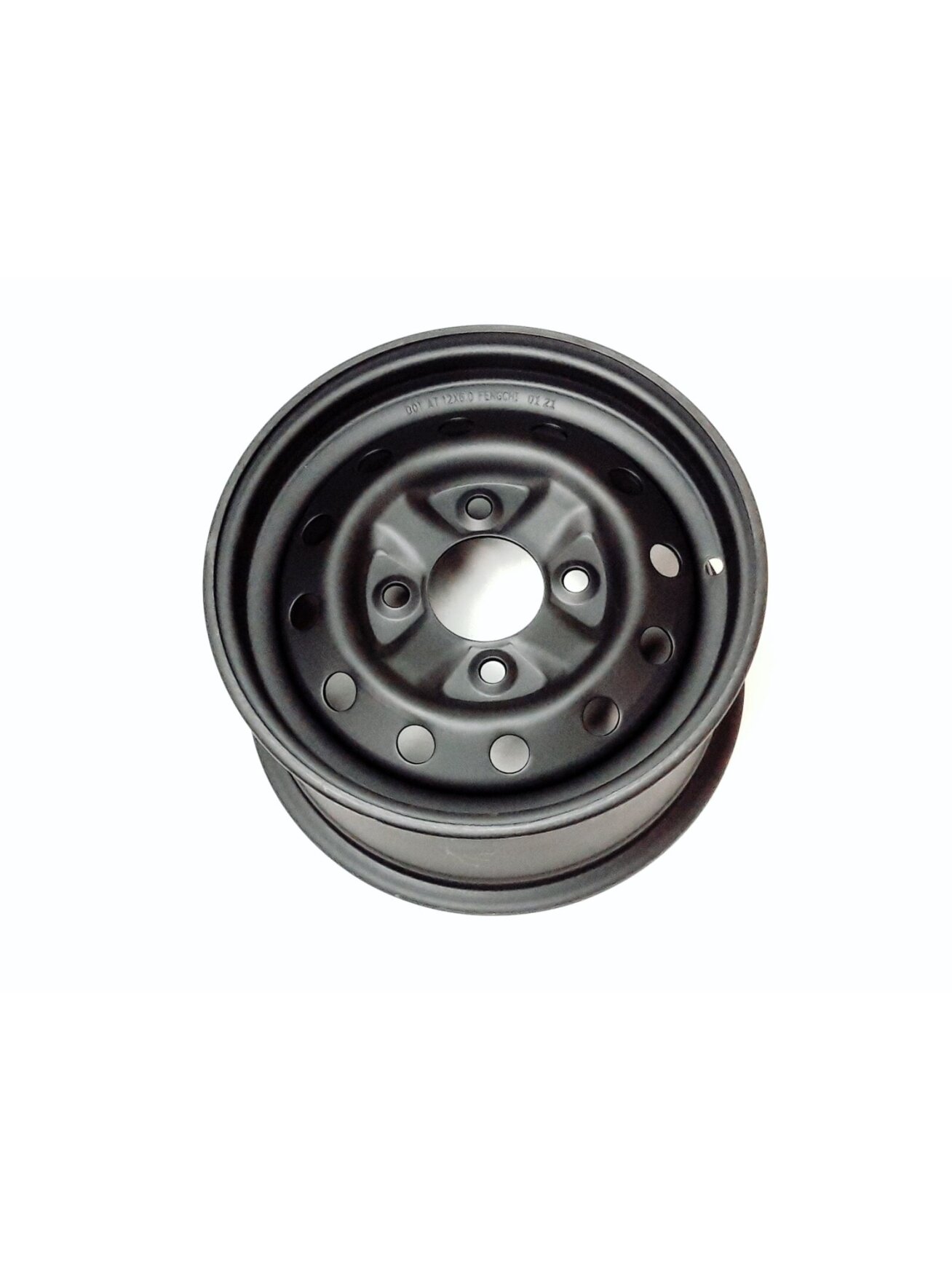 12 "FRONT RIM GLOSSY BLACK