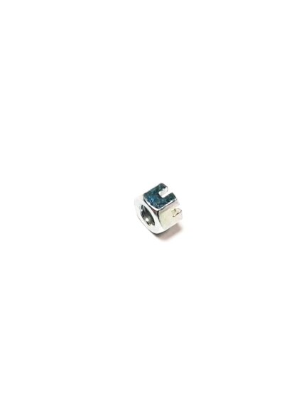 1-Hexagon slotted nut M10 1