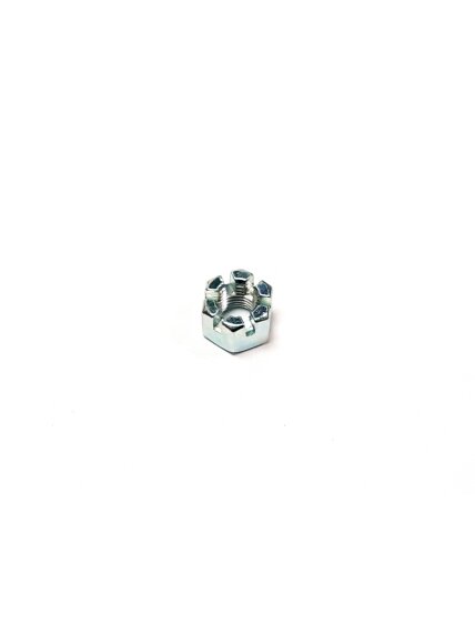 1-Hexagon slotted nut M10
