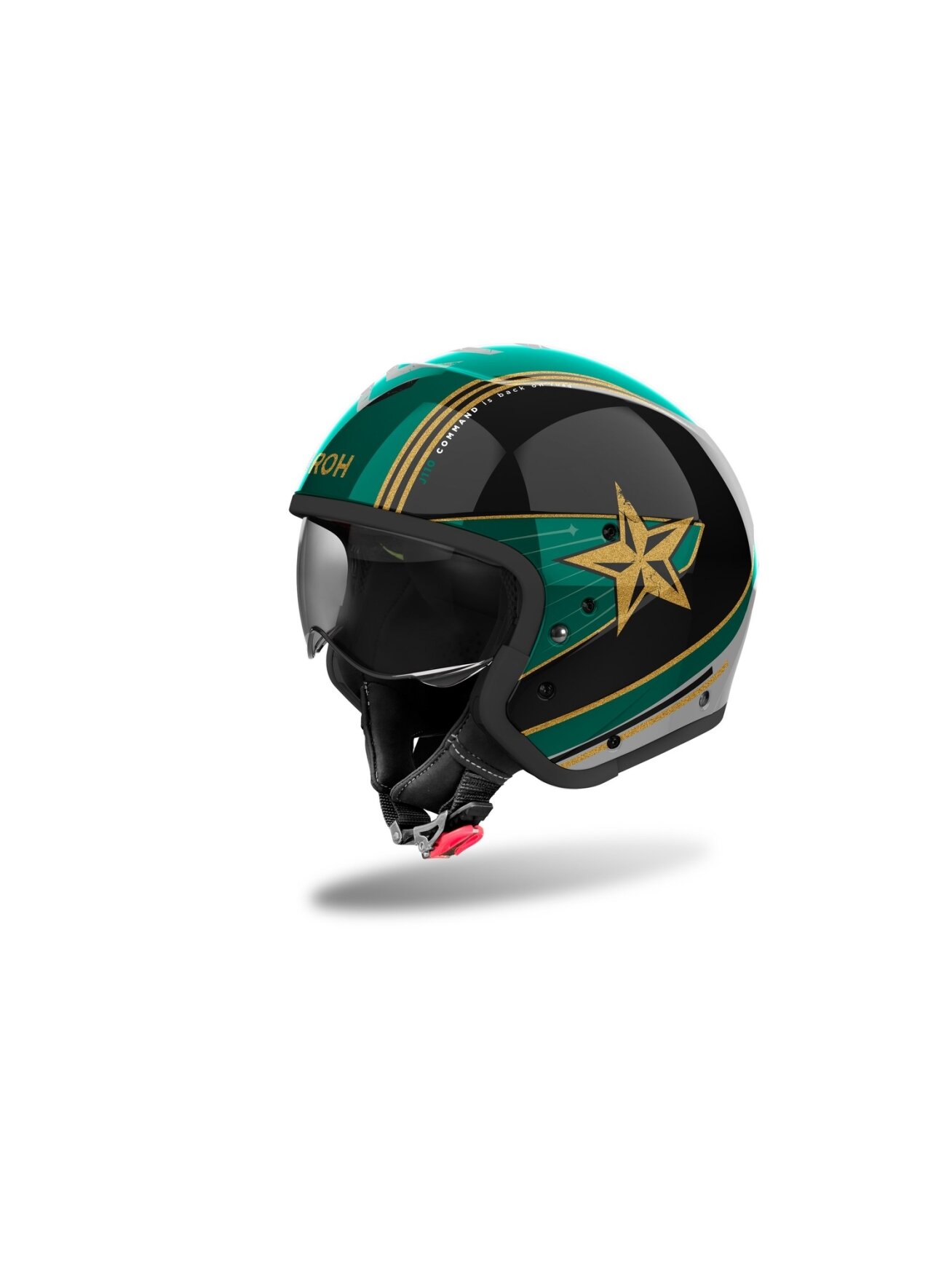 Airoh Helmet J 110 Command Mint Green Gloss 1 Airoh Helmet J 110 Command Mint Green Gloss 1