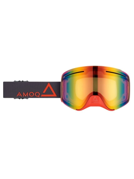 AMOQ Vision Vent+ Magnetic Goggles Grey-Red - Red Mirror AMOQ Vision Vent+ Magnetic Goggles Grey-Red - Red Mirror
