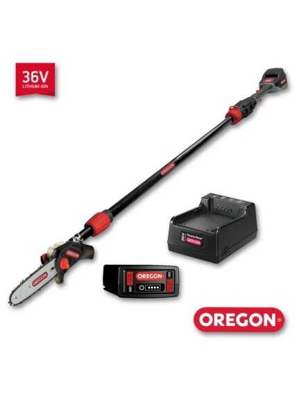 Akumuliatorinė aukštapjovė Oregon PS250 su 6 Ah akumuliatoriumi ir įkrovikliu 5