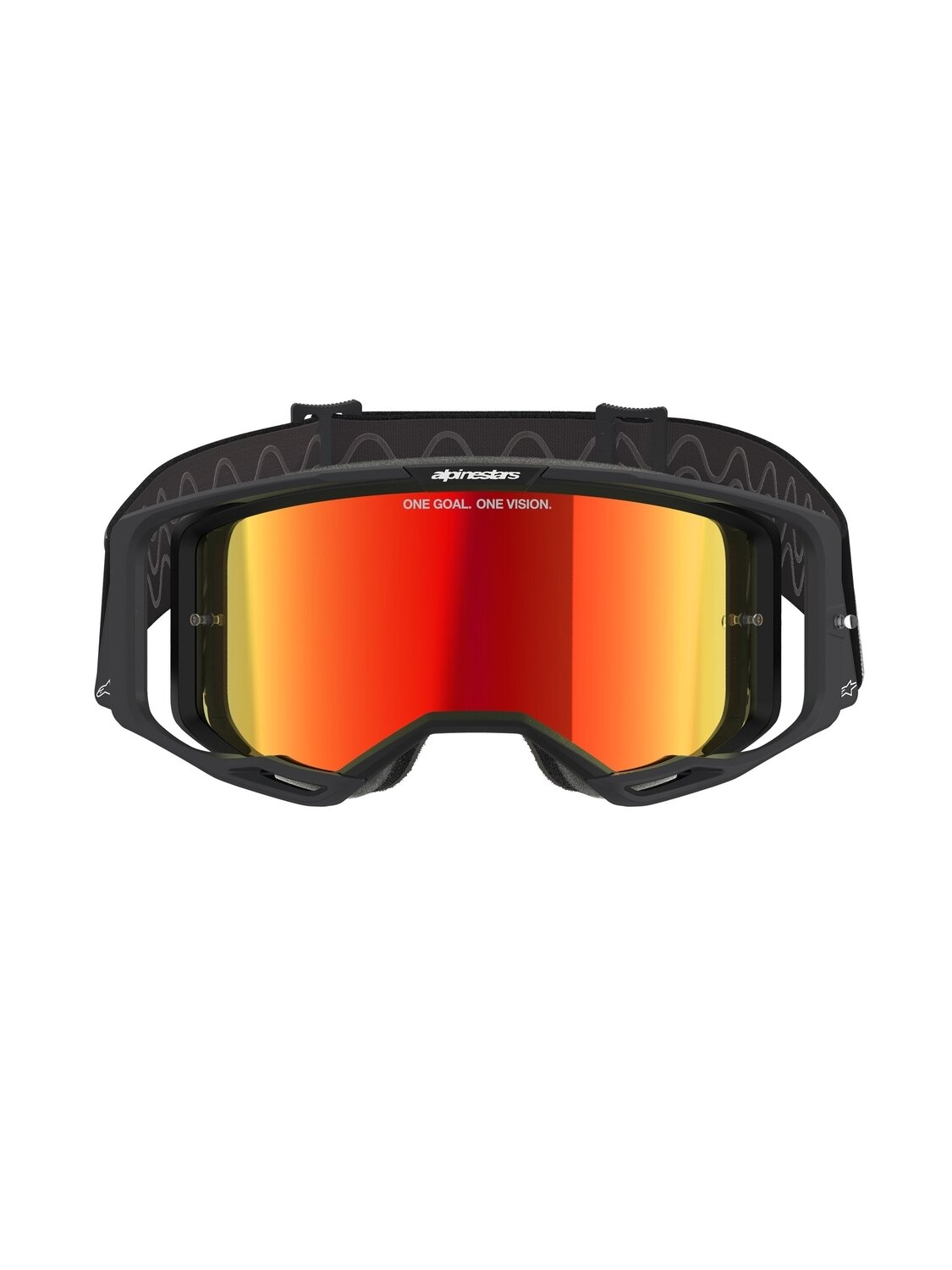 Alpinestars Goggle Vision 8 CORP Black/ Mirror Red/ 1