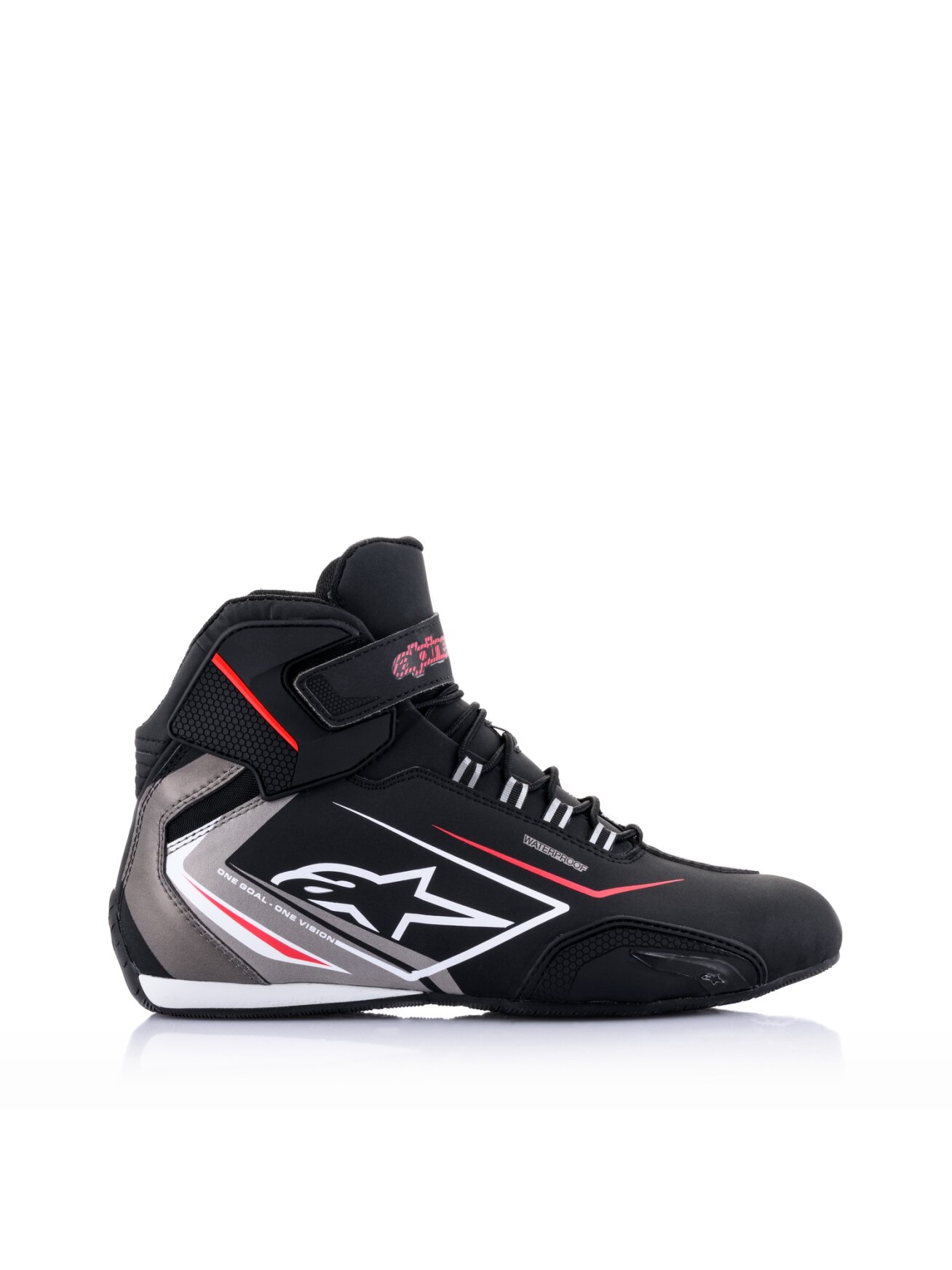 Alpinestars Shoe Sektor Waterproof Black/White/Gray 1 Alpinestars Shoe Sektor Waterproof Black/White/Gray 1
