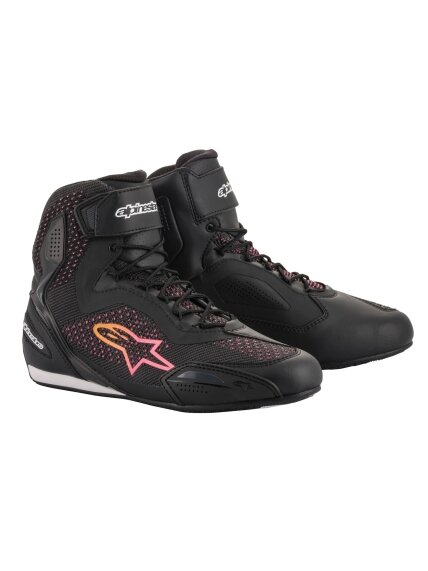 Alpinestars Shoe Lady Faster-3 Rideknit Black/Yellow/Pink Alpinestars Shoe Lady Faster-3 Rideknit Black/Yellow/Pink