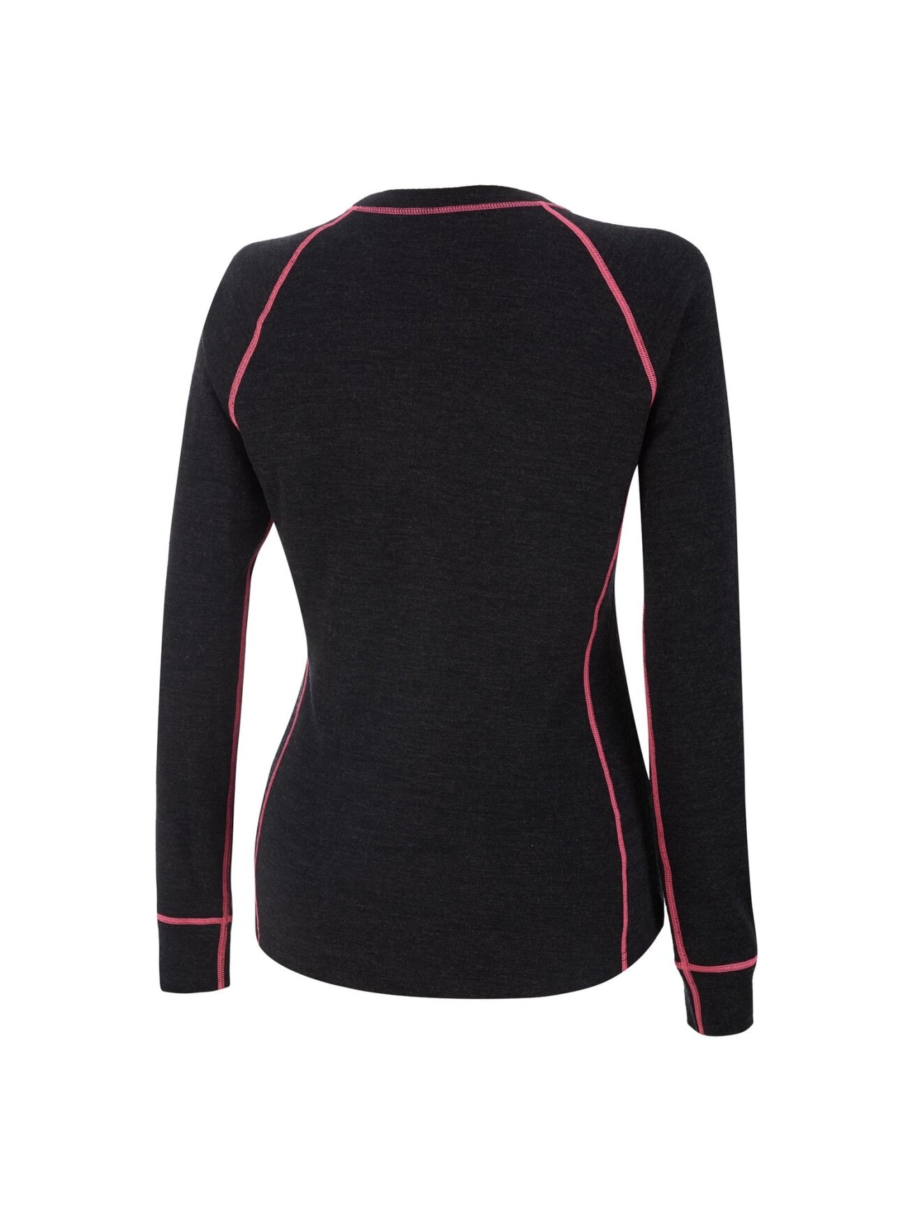 AMOQ 100% Merino W's Base Layer Jersey Gray/Pink 1 AMOQ 100% Merino W's Base Layer Jersey Gray/Pink 1