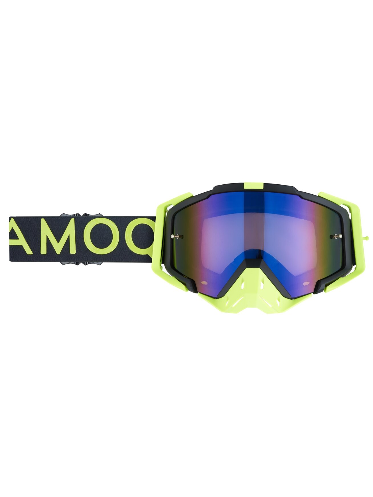 AMOQ Aster MX Goggles Black-HiVis
