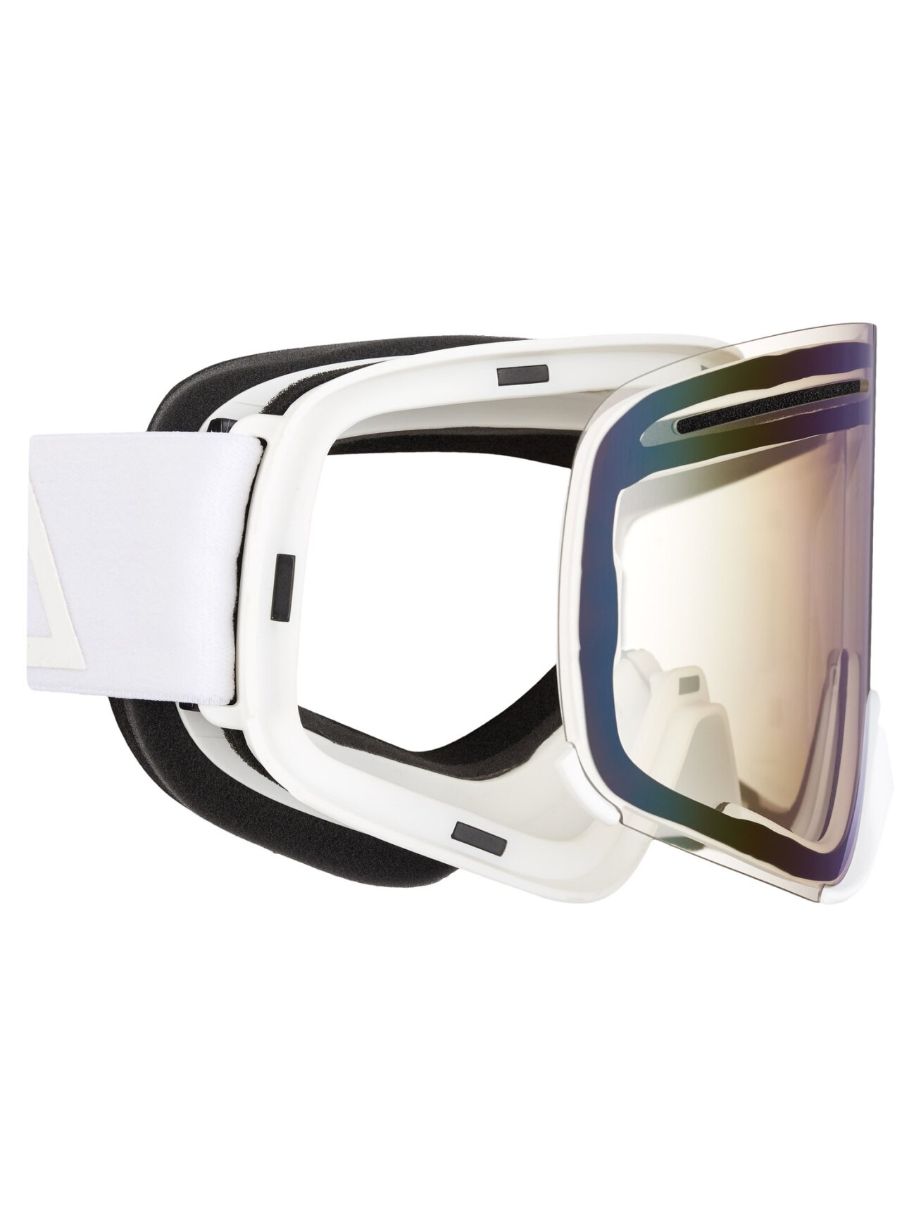 AMOQ Vision Vent+ Magnetic Goggles Whiteout - Gold Mirror 2