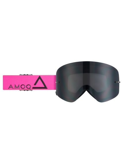 AMOQ MX Goggles Vision Magnetic Pink-Black - Smoke AMOQ MX Goggles Vision Magnetic Pink-Black - Smoke