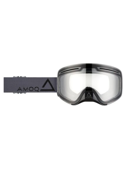 AMOQ Vision Vent+ Magnetic Goggles Dark Grey-Black - Clear