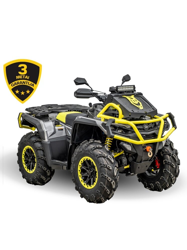 AODES Pathcross 1000S MUD PRO EPS V-Twin T3b KETURRATIS Pilkas/Geltonas