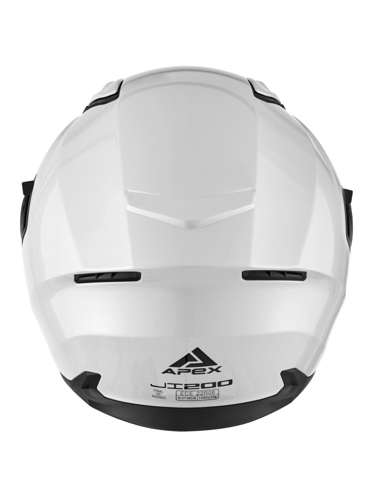 APEX Helmet JI200 Solid pearl white 1