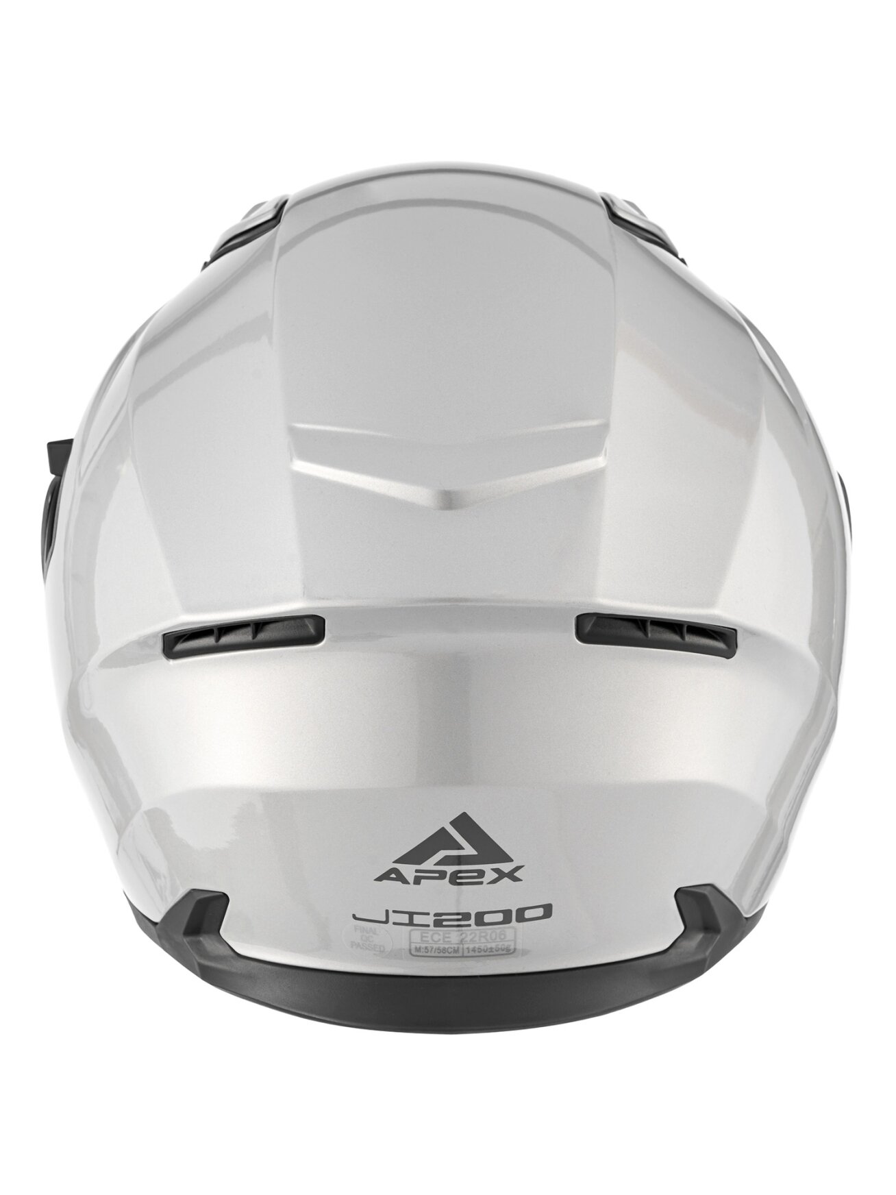 APEX Helmet JI200 Solid silver 1 APEX Helmet JI200 Solid silver 1