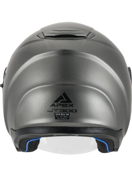 APEX Helmet JT300 Solid gunmetal matt 1