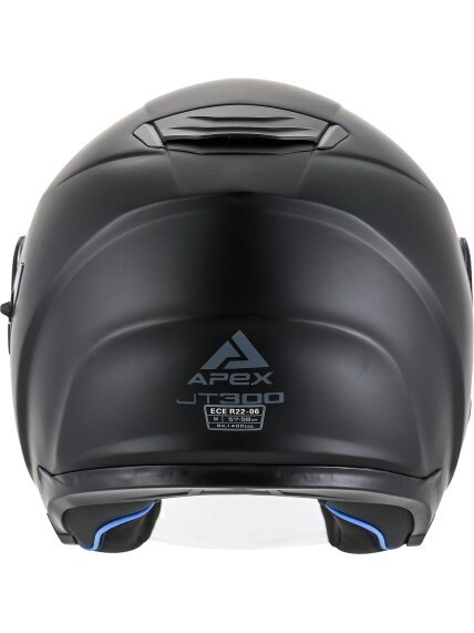 APEX Helmet JT300 Solid matt black 1 APEX Helmet JT300 Solid matt black 1