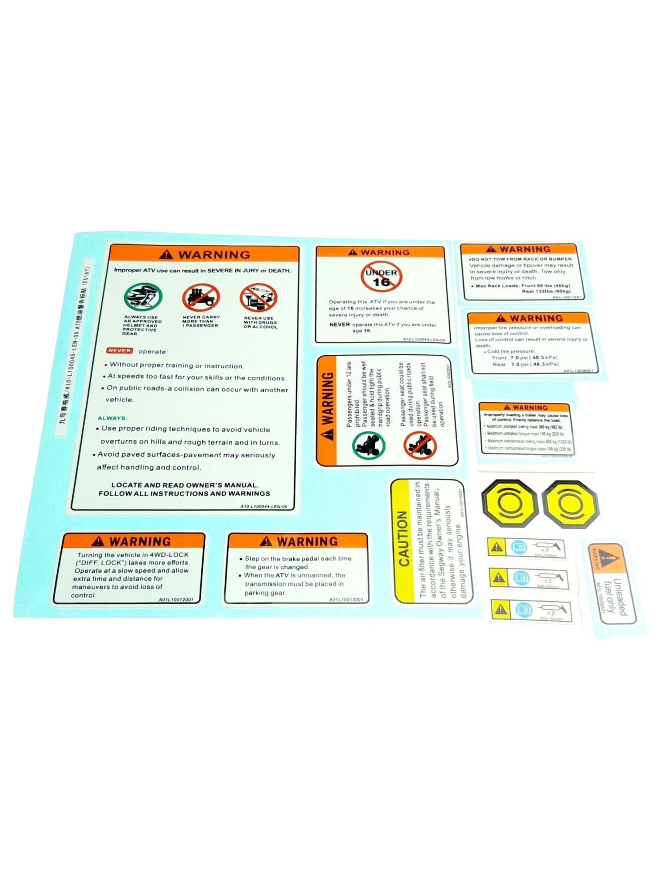 AT5 WARNING LABEL(167)