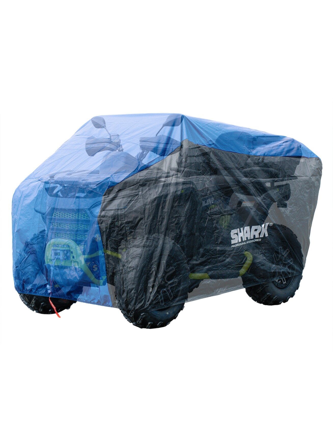 SHARK ATV COVER XXXL size Black/Blue 1