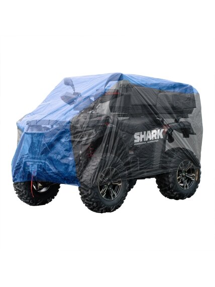 SHARK ATV COVER XXL size Black/Blue 1