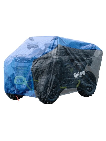 SHARK ATV COVER XXXL size Black/Blue 1