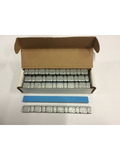 Balancing weight 6x2.5gr + 6x5gr (15pcs) Height 5mm Depth.12.2mm (FE)