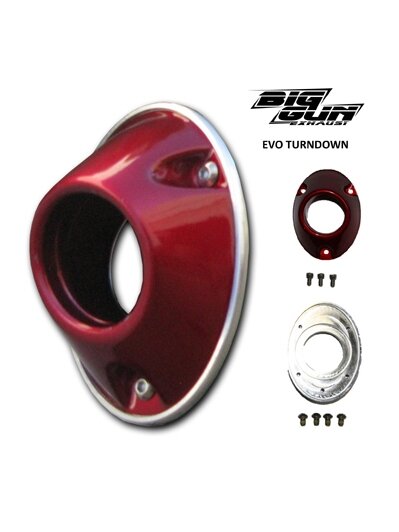BIG GUN Turndown End Cap Assembly EVO MX / ATV - red