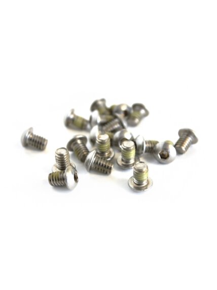 BIG GUN 1/4 x 20 x3/8 Base Plate Allen Screws (4pk) - Button Head (Silver) BIG GUN 1/4 x 20 x3/8 Base Plate Allen Screws (4pk) - Button Head (Silver)
