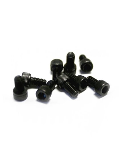 BIG GUN 1/4 x 20 x3/8 End Tip Allen Screws (4pk) - Socket Head (Black) BIG GUN 1/4 x 20 x3/8 End Tip Allen Screws (4pk) - Socket Head (Black)