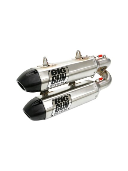 BIG GUN Polaris RZR XP TURBO/RZR XP 4 TURBO (2016-22) EXO Stainless Dual Slip On BIG GUN Polaris RZR XP TURBO/RZR XP 4 TURBO (2016-22) EXO Stainless Dual Slip On