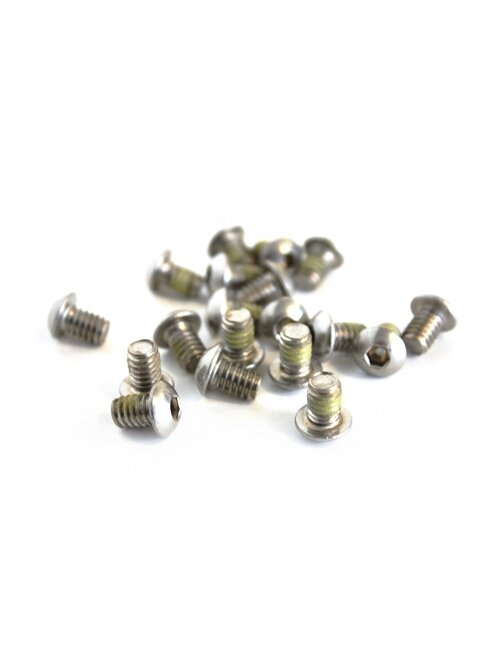 BIG GUN 1/4 x 20 x3/8 Base Plate Allen Screws (4pk) - Button Head (Silver) BIG GUN 1/4 x 20 x3/8 Base Plate Allen Screws (4pk) - Button Head (Silver)