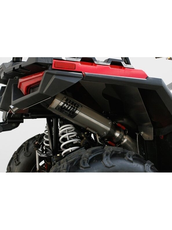 BIG GUN Polaris Sportsman 850/XP 1000 (2017-24) EXO Stainless Slip On BIG GUN Polaris Sportsman 850/XP 1000 (2017-24) EXO Stainless Slip On