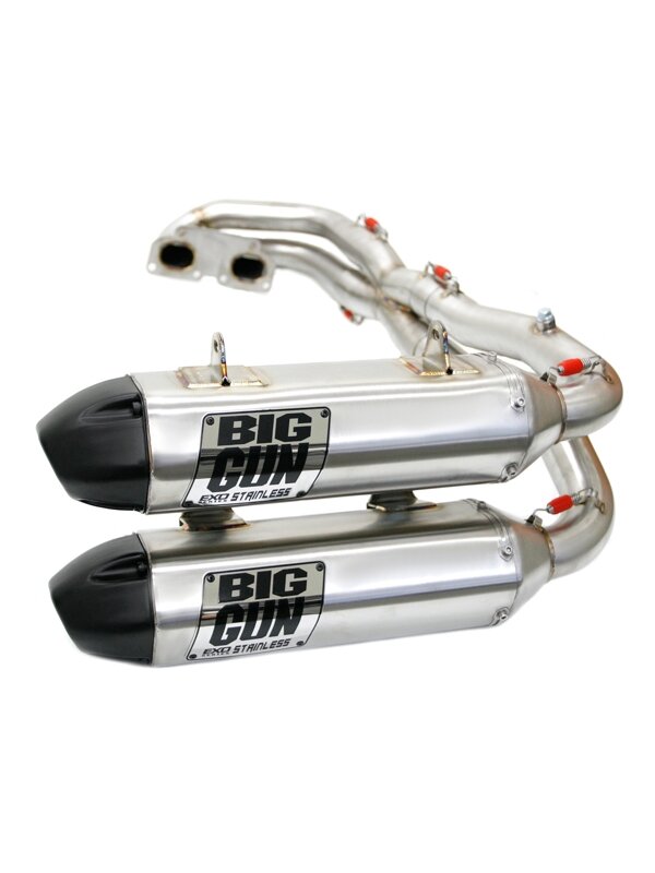 BIG GUN Polaris RZR XP 1000/RZR 4 XP 1000 (2014-23) EXO Stainless Full Dual System BIG GUN Polaris RZR XP 1000/RZR 4 XP 1000 (2014-23) EXO Stainless Full Dual System