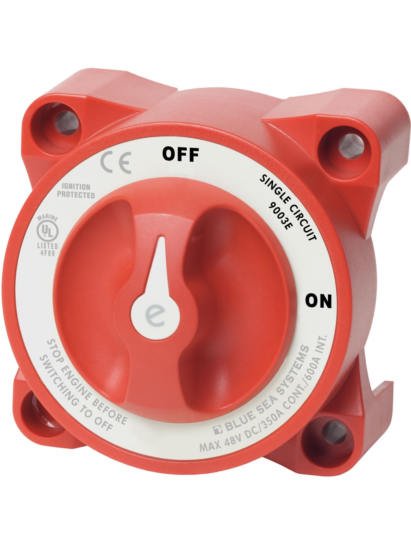 Blue Sea e Series Battery Switches 350 AMPs Blue Sea e Series Battery Switches 350 AMPs