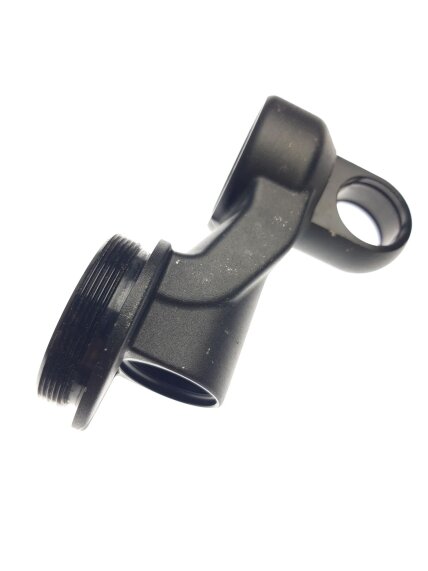 Body Cap: Piggyback (1.459 Bore, .9987 Eyelet Bore, 1.651-24 UNS-2B] 6061-T6 Forging, Blac