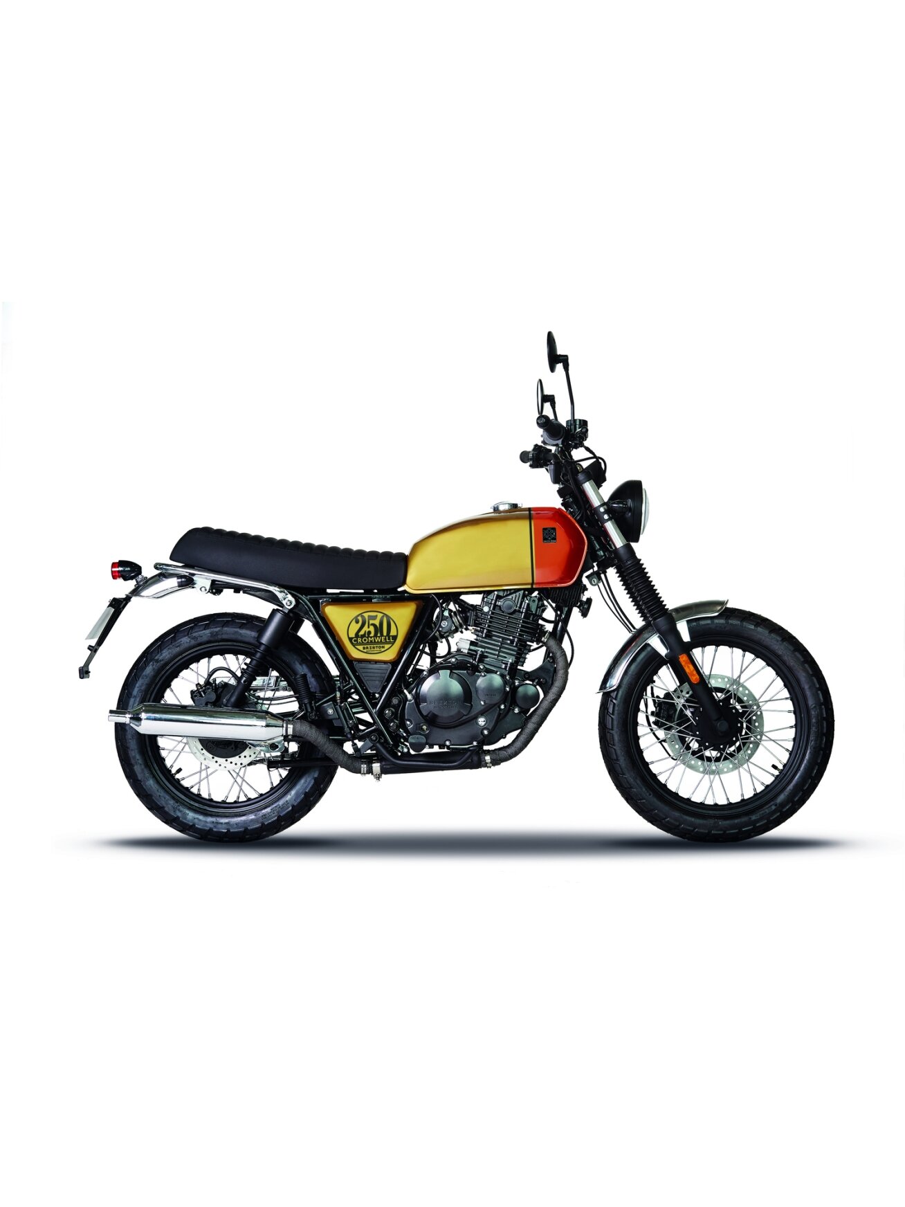 BRIXTON CROMWELL 250 ABS DESERT GOLD / CLOCKWORK ORANGE BRIXTON CROMWELL 250 ABS DESERT GOLD / CLOCKWORK ORANGE