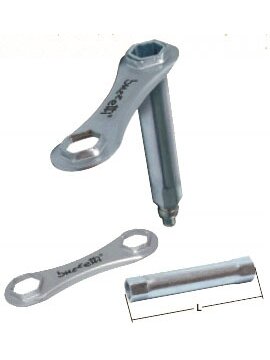 Buzzetti spark plug spanner 16/18mm l.140mm Buzzetti spark plug spanner 16/18mm l.140mm