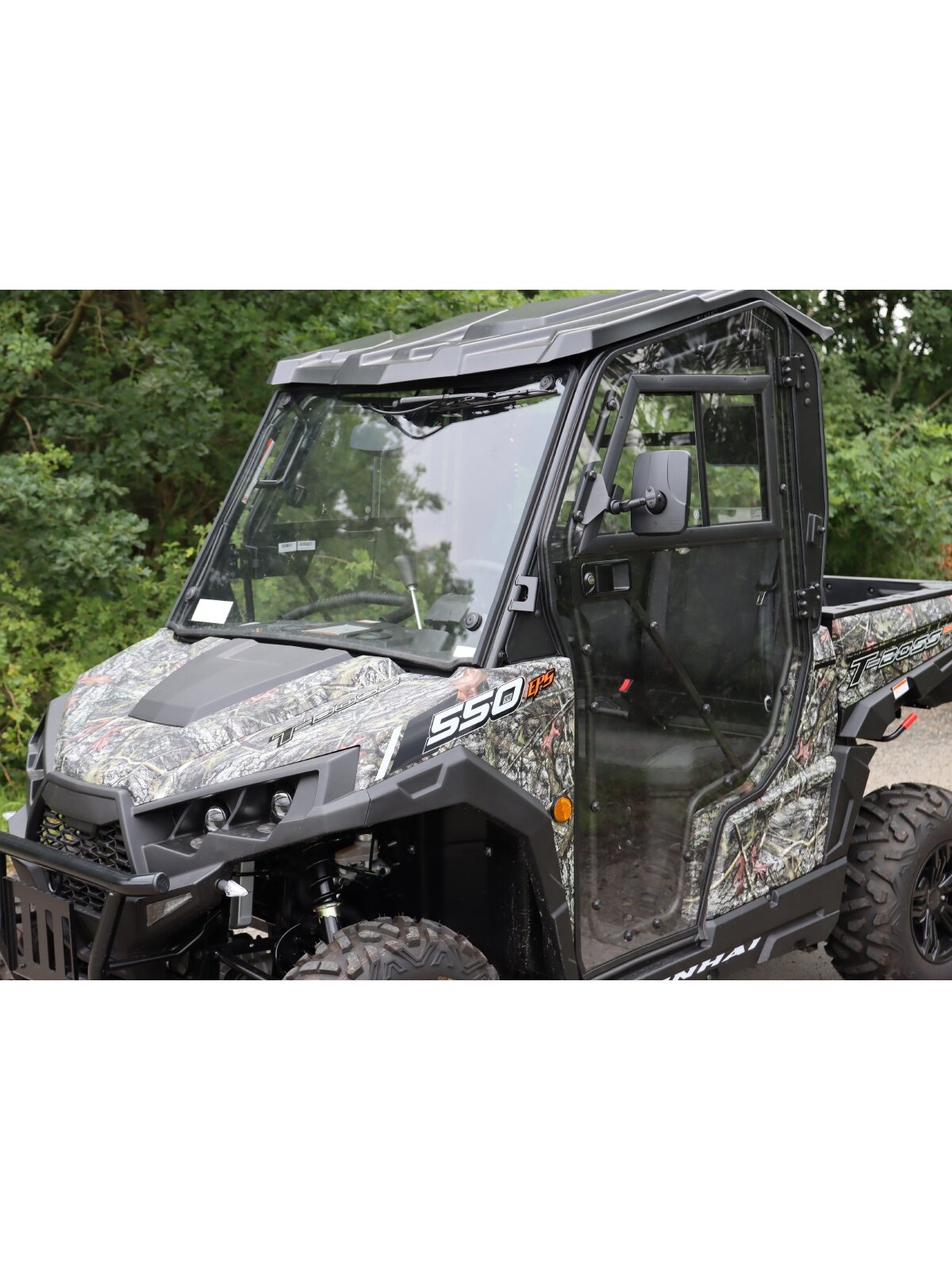 Cabin with heating for Linhai UTV 520/550/570/650 T-BOSS without roof (fit with original roof) 5