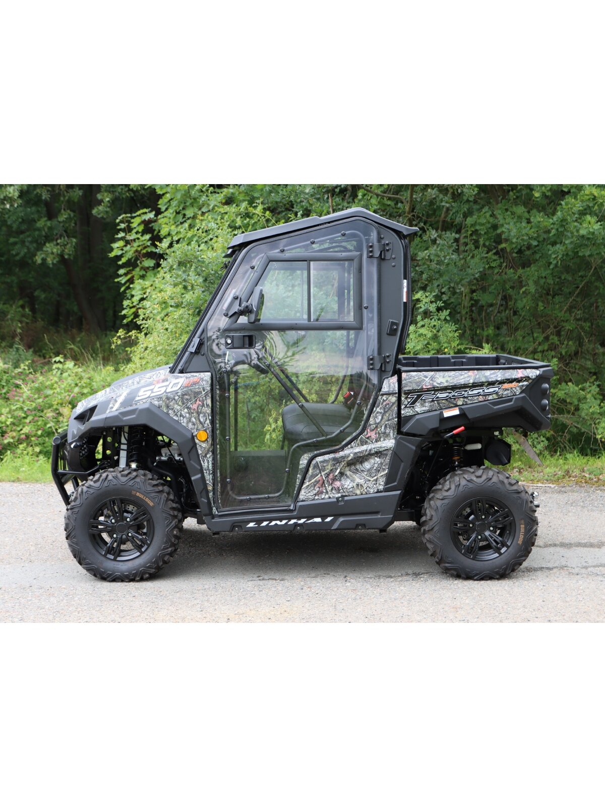Cabin with heating for Linhai UTV 520/550/570/650 T-BOSS without roof (fit with original roof) 6