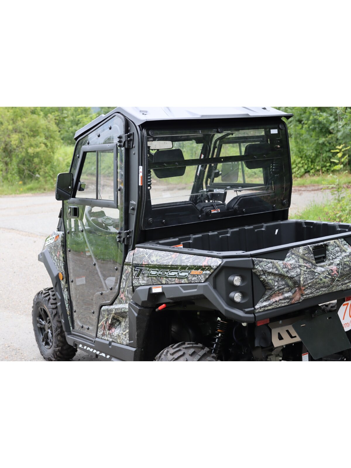 Cabin with heating for Linhai UTV 520/550/570/650 T-BOSS without roof (fit with original roof) 7