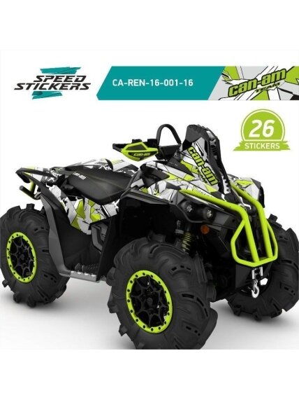CAN AM RENEGADE X MR GEOMETRIC LIPDUKAI GREEN/WHITE CAN AM RENEGADE X MR GEOMETRIC LIPDUKAI GREEN/WHITE