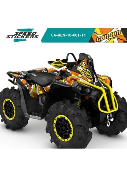CAN AM RENEGADE X MR GEOMETRIC LIPDUKAI YELLOW/GREY CAN AM RENEGADE X MR GEOMETRIC LIPDUKAI YELLOW/GREY