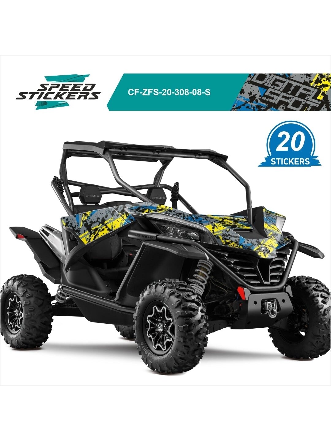 CFMOTO ZFORCE SPORT LIPDUKAI DIGITAL SPOT YELLOW CFMOTO ZFORCE SPORT LIPDUKAI DIGITAL SPOT YELLOW