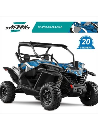 CFMOTO ZFORCE SPORT LIPDUKAI GEOMETRIC BLUE