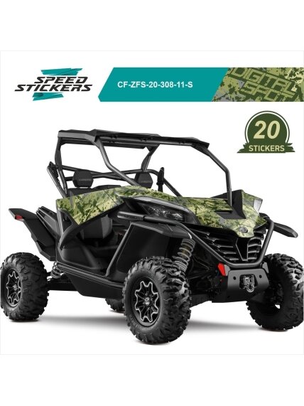 CFMOTO ZFORCE SPORT LIPDUKAI DIGITAL SPOT CAMO GREEN CFMOTO ZFORCE SPORT LIPDUKAI DIGITAL SPOT CAMO GREEN