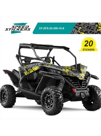 CFMOTO ZFORCE SPORT LIPDUKAI DIGITAL SPOT YELLOW BLACK CFMOTO ZFORCE SPORT LIPDUKAI DIGITAL SPOT YELLOW BLACK