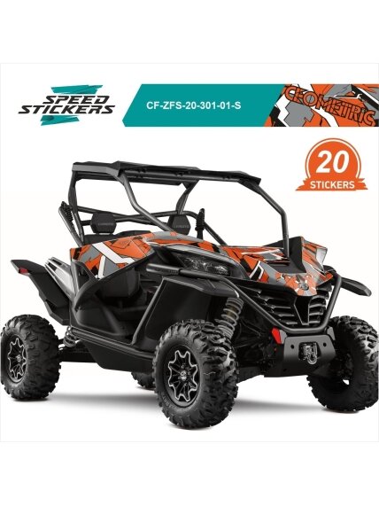 CFMOTO ZFORCE SPORT LIPDUKAI GEOMETRIC ORANGE CFMOTO ZFORCE SPORT LIPDUKAI GEOMETRIC ORANGE