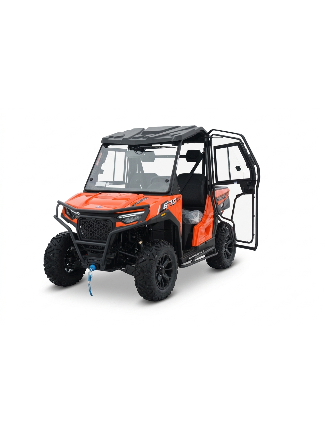 Complete Cabin with heating for Linhai UTV 670 T-BOSS without roof (fit with original roof) 1