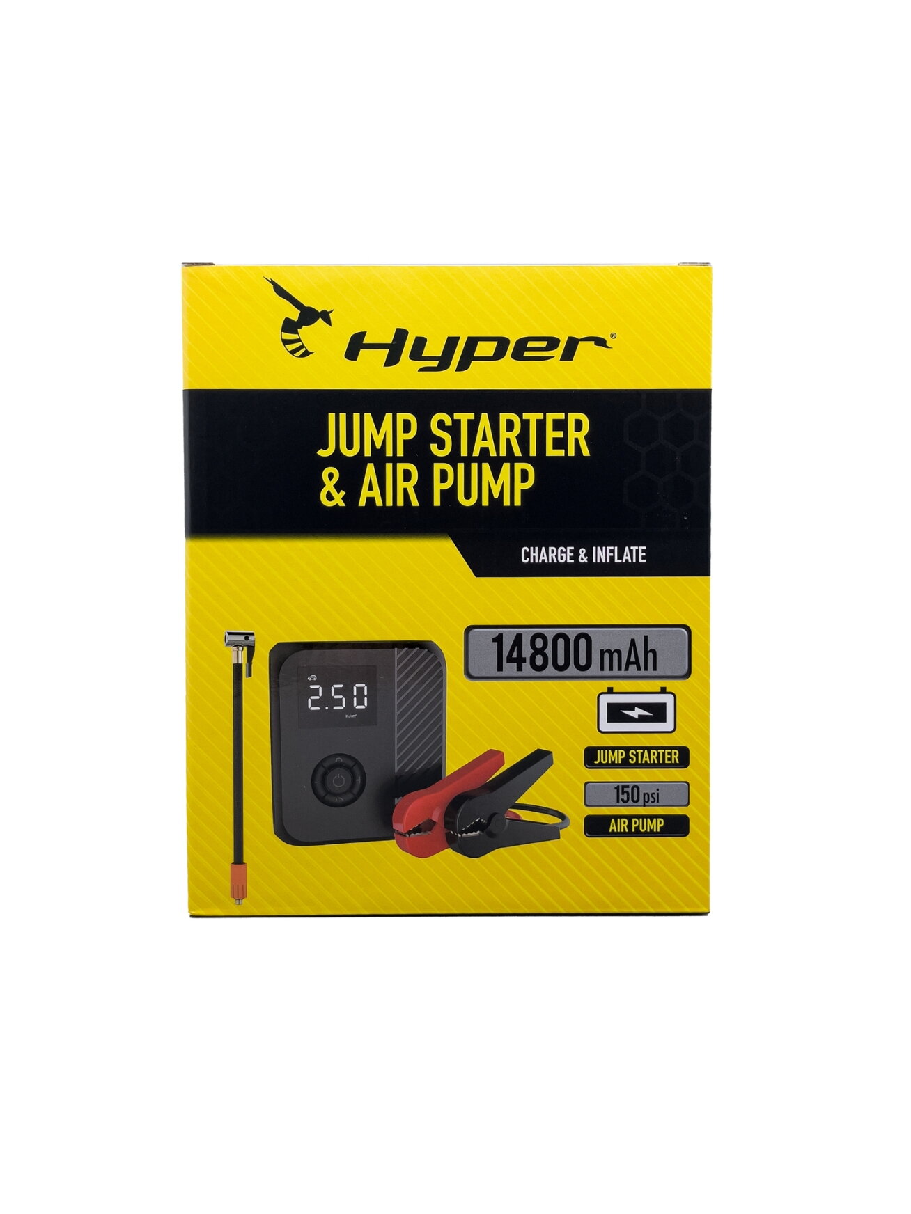 Hyper Power Station 14000 with Jump starter & Air Pump 4