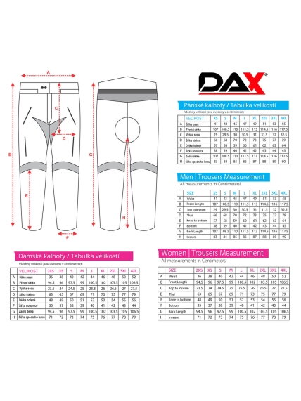 DAX ENDURO Black pants, MaxDura/Dublan with protectors 4