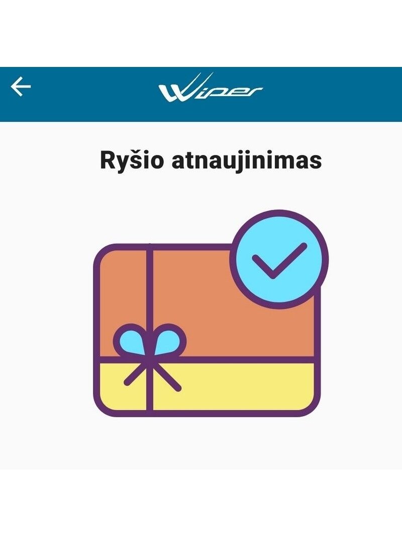 Duomenų atnaujinimo kuponas - Standartinis planas Duomenų atnaujinimo kuponas - Standartinis planas
