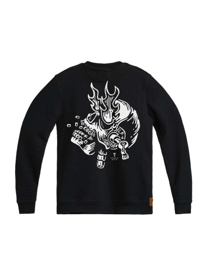 DŽEMPERIS PANDO MOTO JOHN IGNITION JUODAS UNISEX DŽEMPERIS PANDO MOTO JOHN IGNITION JUODAS UNISEX